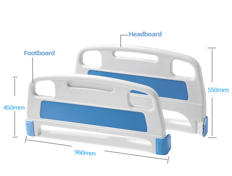 hospital bed headboard and footboard