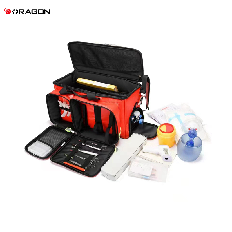 Sac Organisateur De Trousse De Premiers Secours - Grande Capacité Avec Poches Transparentes Et élastiques