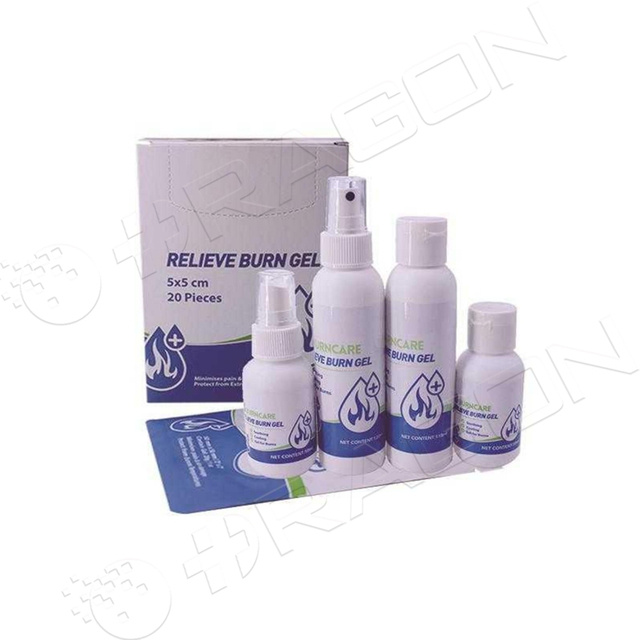 Burn gel dressing
