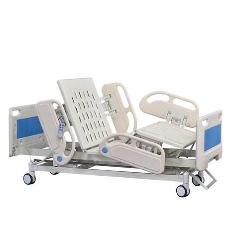 What are the precautions for using a hospital bed?