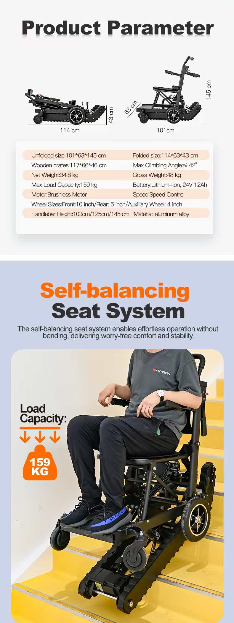 stair climbing wheelchair