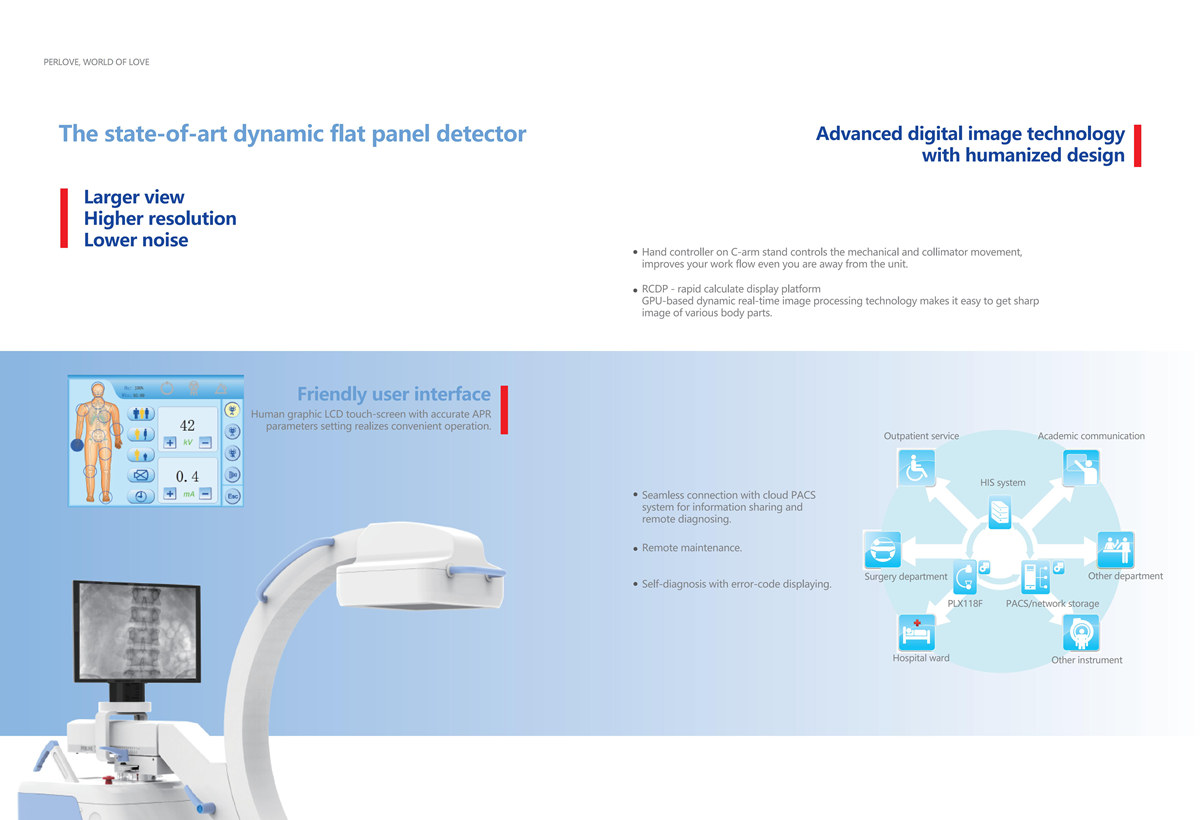 Système d'arceau FPD numérique mobile