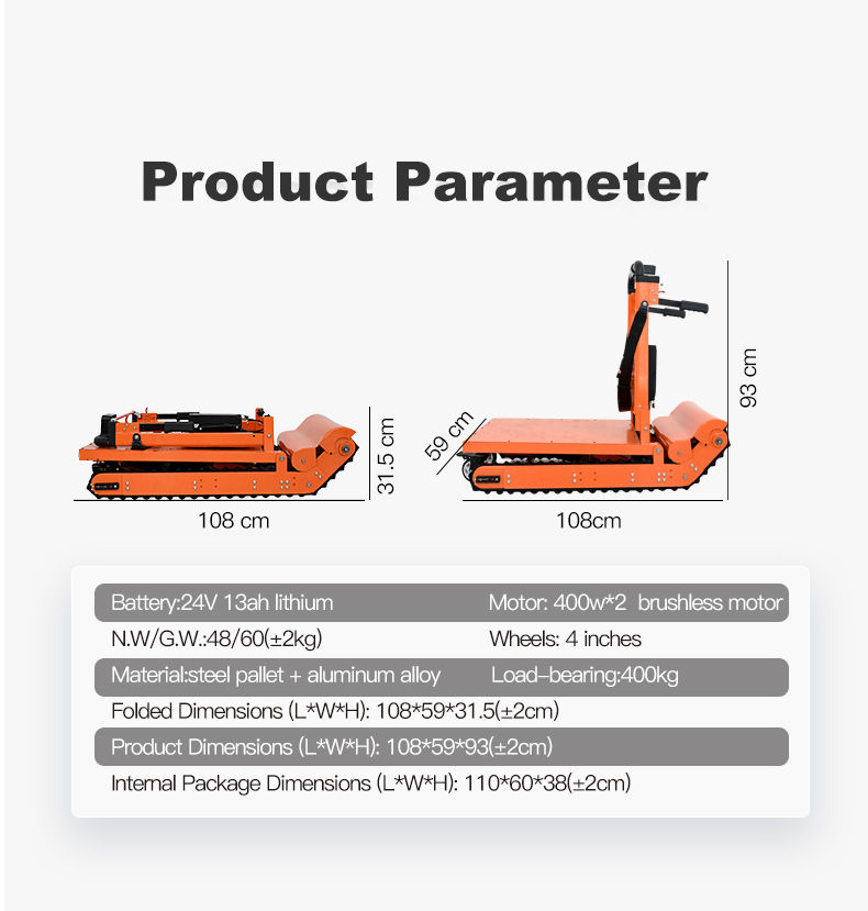 Electric Stair Climbing Trolley