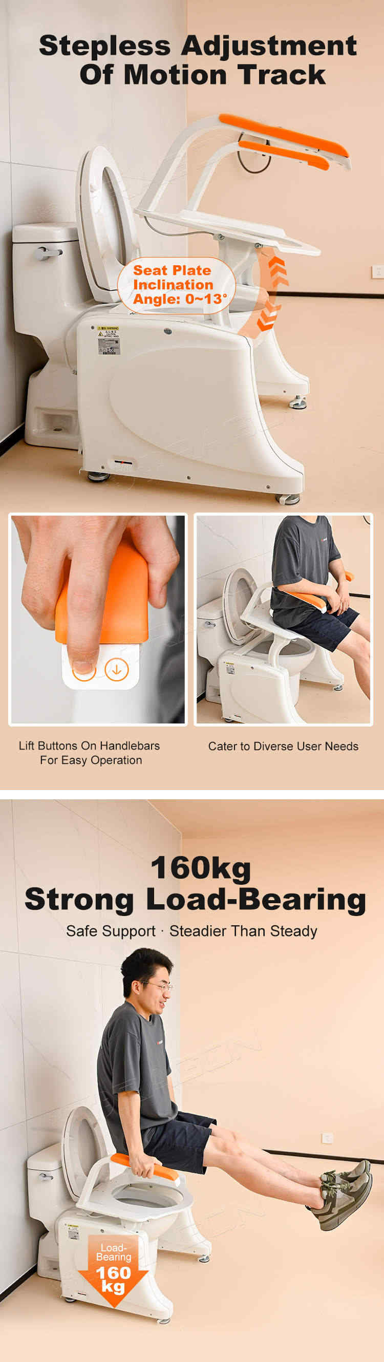 搭載されたトイレリフト