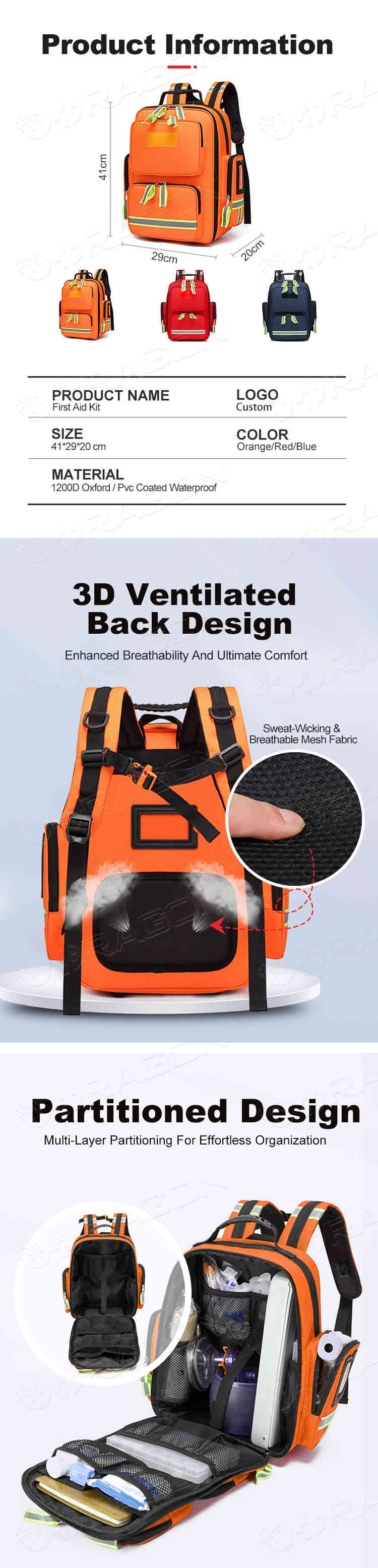 first aid backpack