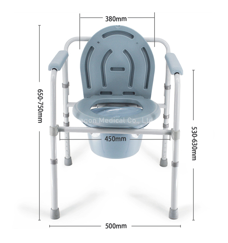 6Multifunction Commode Chair