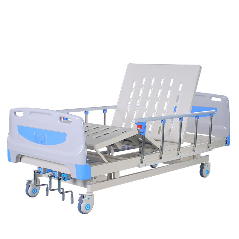 Hospital Manual Bed With 3 Functions