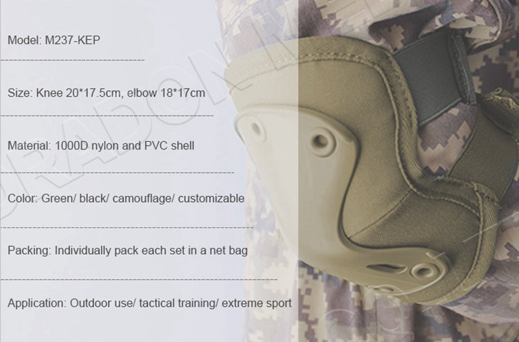 TACTICAL KNEE AND ELBOW PADS